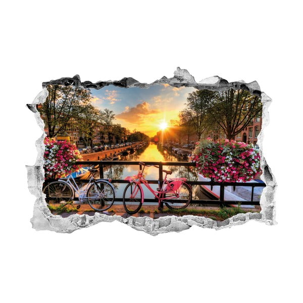 Autocolant 3D pentru perete Ambiance Sunrise over Amsterdam-image-1