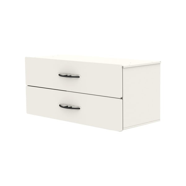 Componentă albă de dulap cu sertare  80x36 cm Dakota - Tenzo-image-3