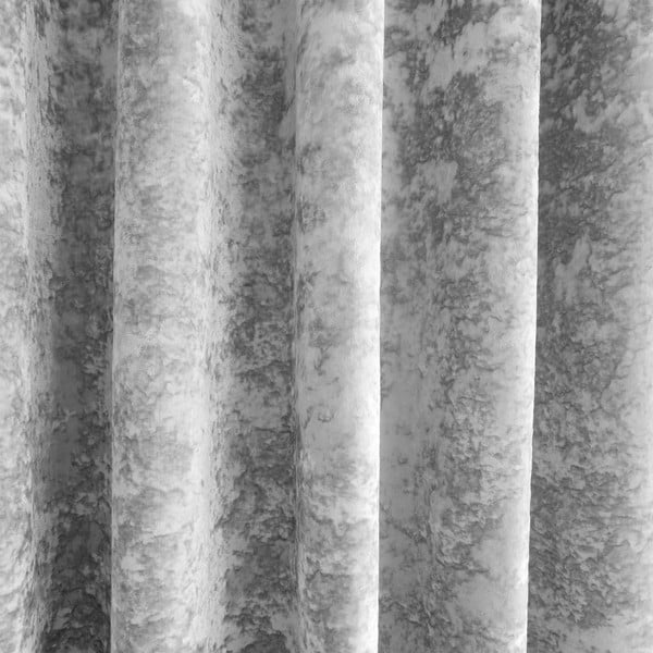 Draperii gri 2 buc. 168x137 cm Crushed Velvet – Catherine Lansfield-image-2