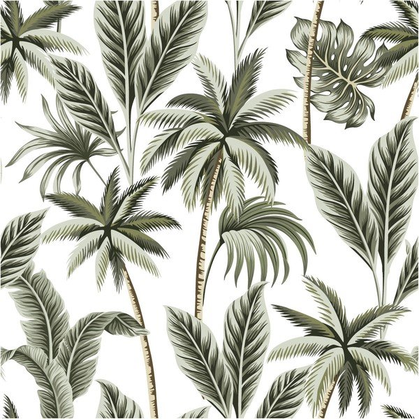 Autocolant decorativ pentru perete Ambiance Leaves, 60 x 60 cm-image-3