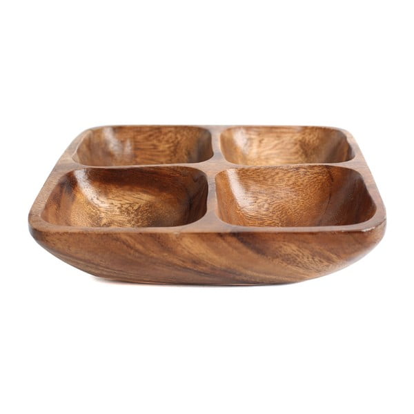 Bol de servire maro din lemn Kora – Premier Housewares-image-1