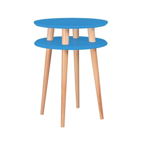 Măsuță auxiliară Ragaba Ufo, ⌀ 45 cm, albastru