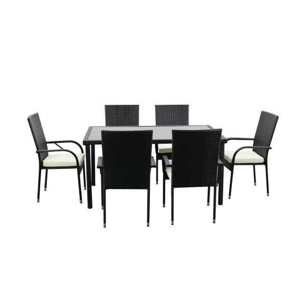 Set mobilier grădină din ratan artificial Timpana Vogue-image-2