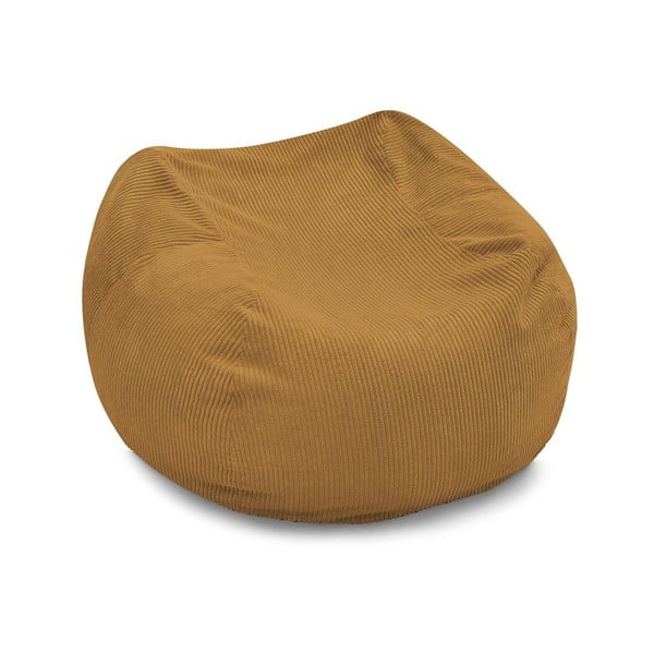 Fotoliu bean bag galben muștar Voltaire – Bobochic Paris-image-4