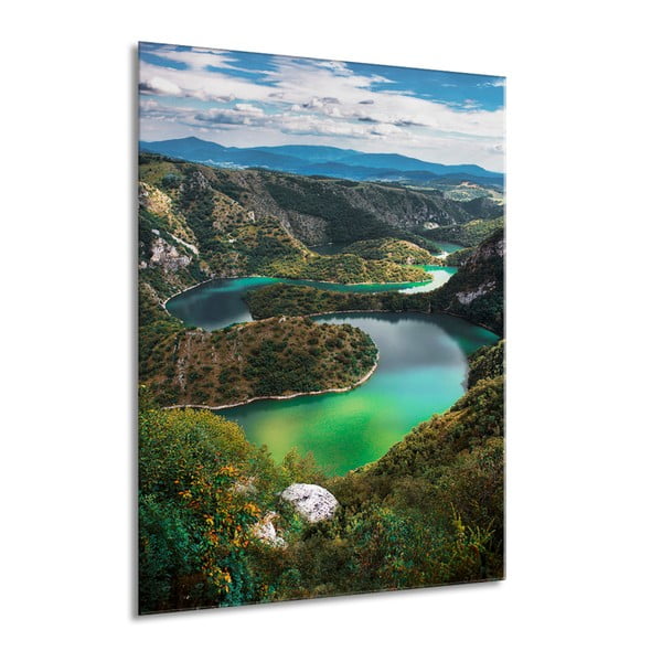 Tablou Styler Glas Views Meanders, 70 x 100 cm-image-2