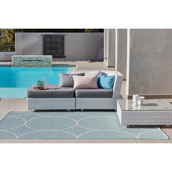 Covor pentru exterior și interior albastru deschis 70x100 cm Boo Haze – Pappelina-image-1