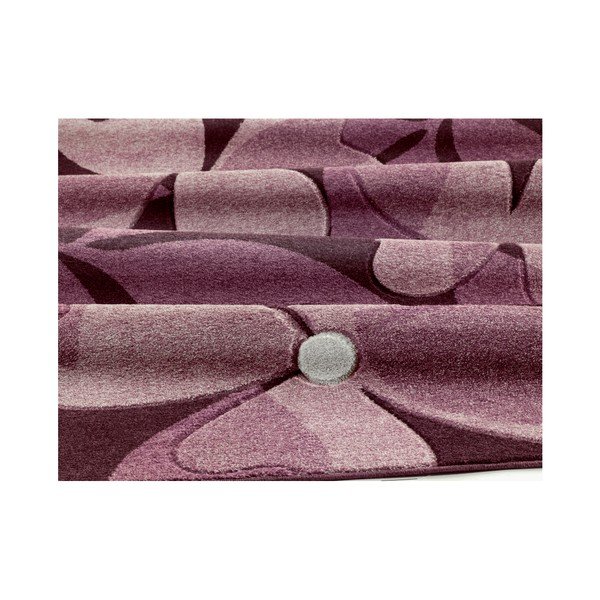 Covor Webtappeti Intarsio Floral Violet, 160 x 230 cm-image-2