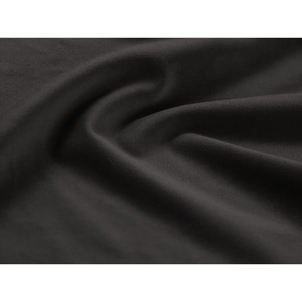 Taburet gri închis cu tapițerie din catifea Kyoto – Cosmopolitan Design-image-4