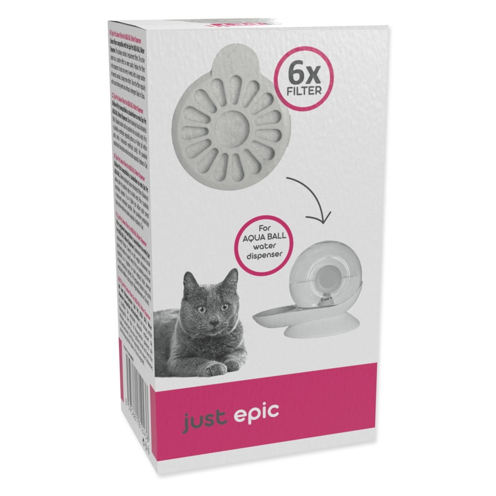 Set de filtre pentru fântână 6 buc. pentru pisici Epic Pet Aqua Ball – Plaček Pet Products
