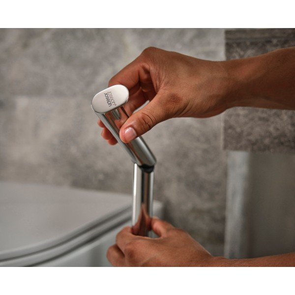 Suport pentru hârtie igienică argintiu lucios din metal EasyStore Luxe – Joseph Joseph-image-4