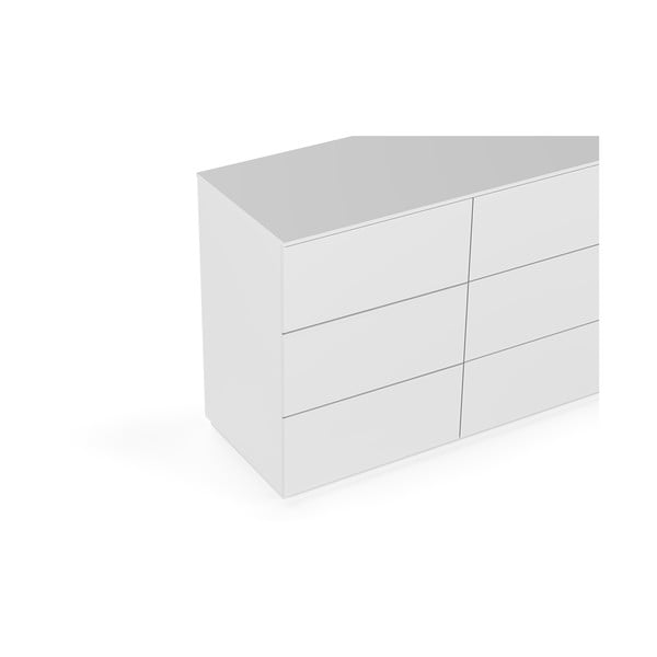 Comodă albă cu sertare TemaHome Join, 120 x 84 cm-image-4