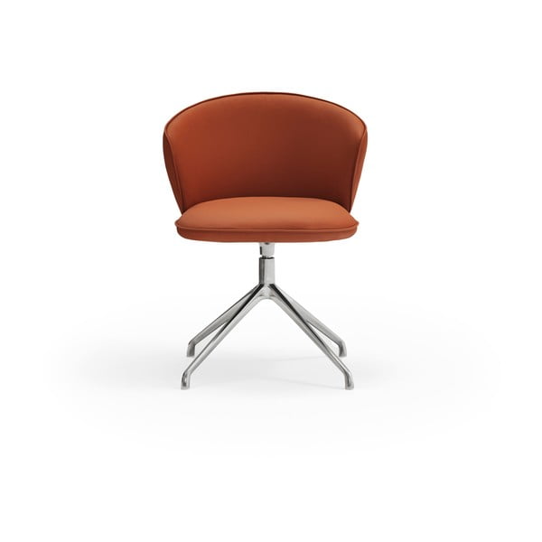 Set de scaune de sufragerie portocaliu 2 buc. tapițat Add – Teulat-image-1