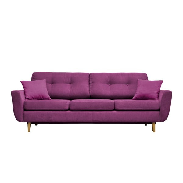 Canapea extensibilă Mazzini Sofas Rose, violet