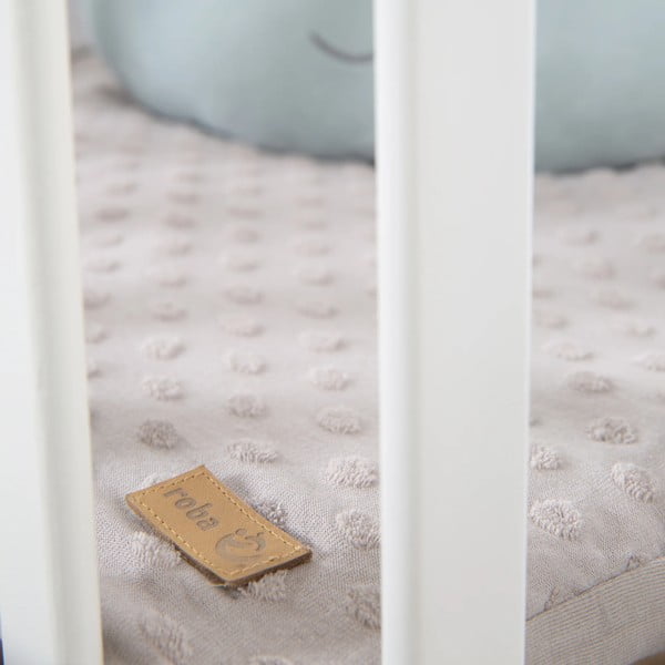 Țarc pentru copii alb din lemn masiv de fag 75x100 cm Lil Planet – Roba-image-1