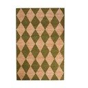 Covor verde/în culoare naturală țesut manual din amestec de iută 160x230 cm Effie Diamond – Flair Rugs