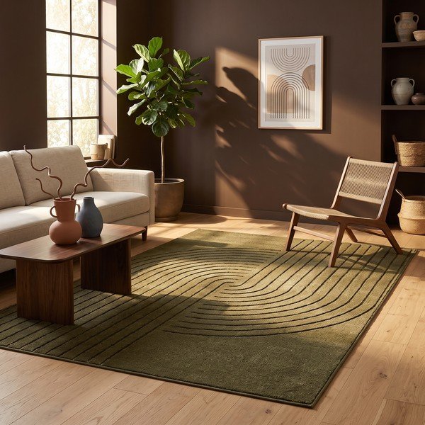 Covor verde 200x290 cm Solace – ESTE-image-1