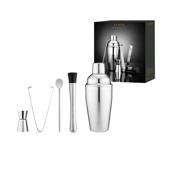 Shaker din oțel inoxidabil cu accesorii Aurora - Ladelle-image-2