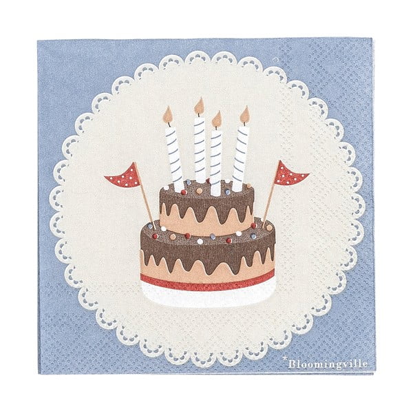 Șervețele 20 buc. din hârtie Oscar – Bloomingville Mini