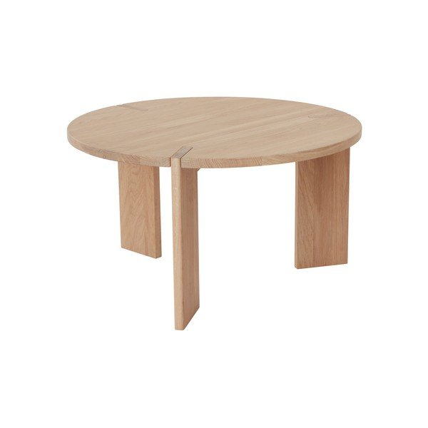 Măsuță de cafea în culoare naturală rotundă din lemn de stejar ø 65 cm Oy – OYOY Living Design