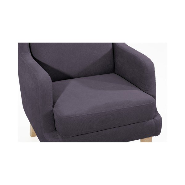 Fotoliu Max Winzer Bennet Suede, gri închis-image-4