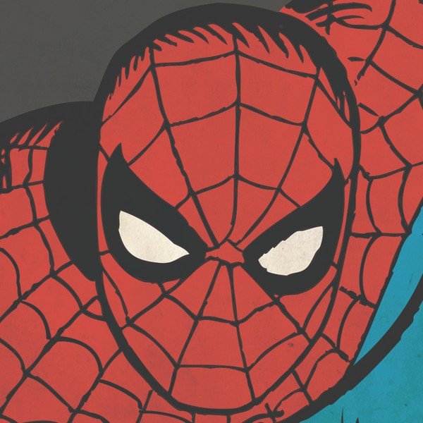 Tablou Pyramid International Marvel Comics Spider-Man Close-Up, 40 x 40 cm