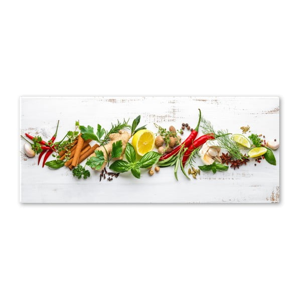 Tablou Styler Glasspik Shabby Herbs, 30 x 80 cm