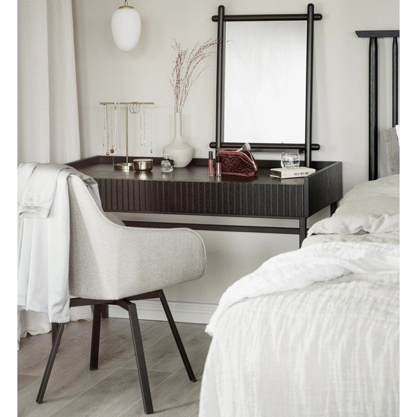 Birou cu blat cu aspect de lemn de stejar 120x61 cm Halifax - Rowico-image-1