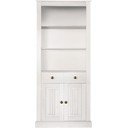 Bibliotecă albă din lemn de pin 181x31 cm Mille – Støraa