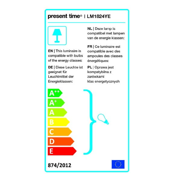 Veioză Leitmotiv Enchant, galben-image-1