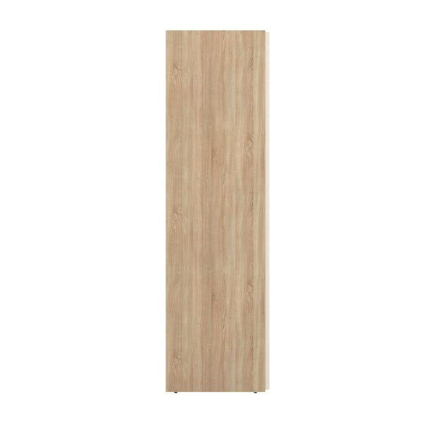 Dulap alb-bej cu aspect de stejar 160x182 cm Tom - TemaHome -image-4