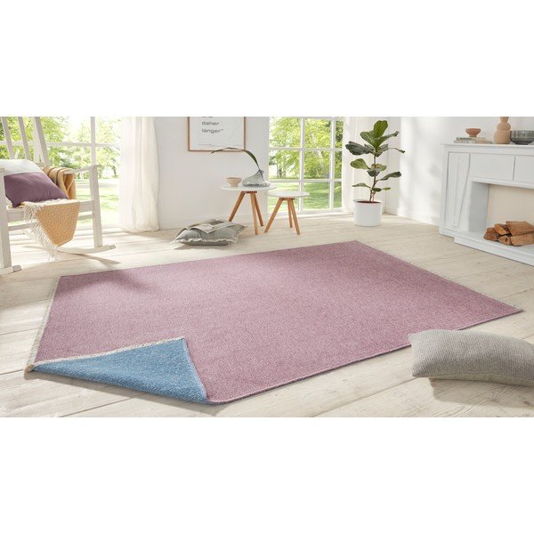 Covor cu 2 fețe Hanse Home Duo, 120x170 cm, roz-albastru-image-1