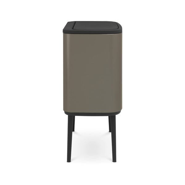 Coș de gunoi gri cu senzori de atingere din oțel 36 l Bo Touch Bin – Brabantia-image-4