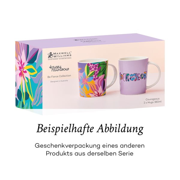 Căni din porțelan 2 buc. 380 ml Be Fierce – Maxwell & Williams-image-3