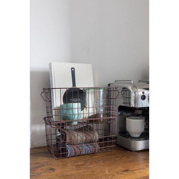 Coș de depozitare din sârmă din metal 31x16,5x16 cm Store-It – Mette Ditmer Denmark-image-1