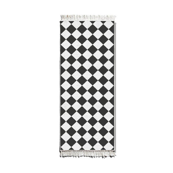 Covor reversibil Chess, 80 x 200 cm-image-1