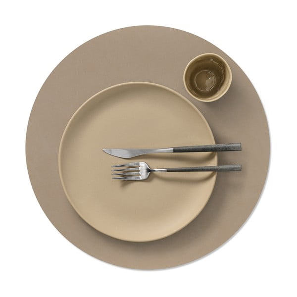 Suport pentru farfurii din piele ecologică ø 40 cm Circle XL Nupo – LIND DNA-image-1