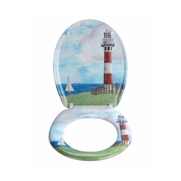Capac WC Wenko Lighthouse, 44,5 x 36,5 cm-image-2