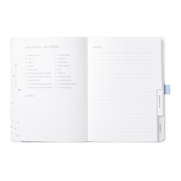 Planificator de nuntă Busy To Do, alb-image-3