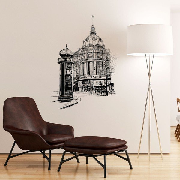 Autocolant de perete Ambiance W Paris Racecourse, 85 x 60 cm-image-1