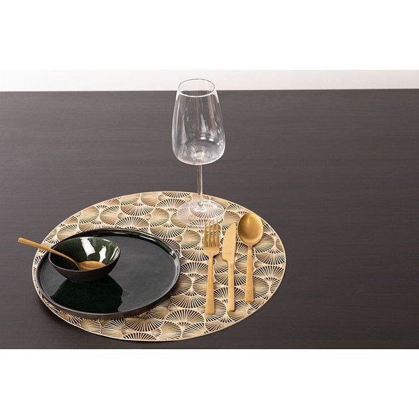 Suport de farfurie Tiseco Home Studio, ⌀ 38 cm, auriu-image-2