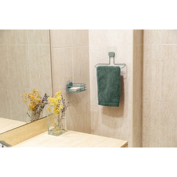 Savonieră verde-mentă autoadezivă din metal Grena – Compactor-image-3