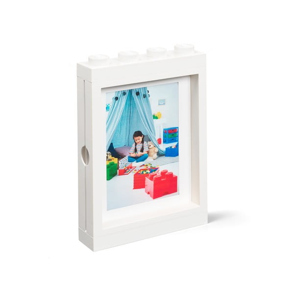 Ramă foto LEGO®, 19,3 x 26,8 cm, alb