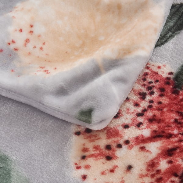 Lenjerie de pat gri deschis din micropluș/cocolino pentru pat de o persoană 140x200 cm Margot – My House-image-4