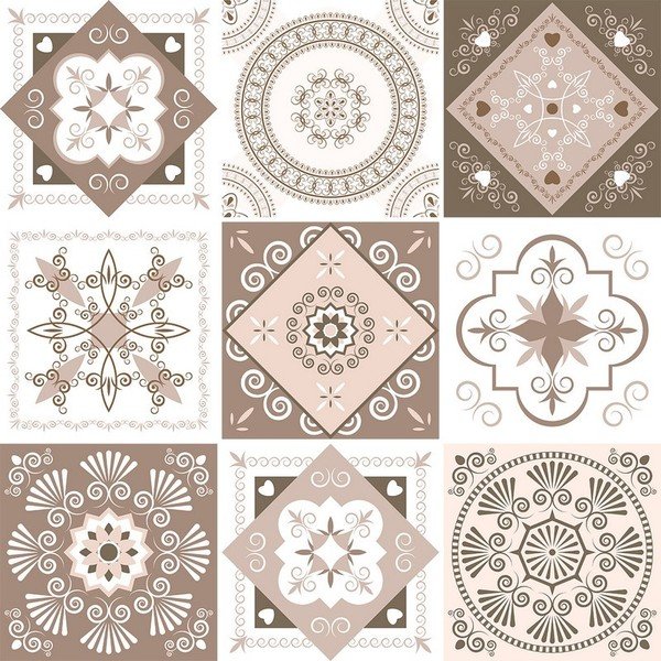 Set 9 autocolante perete Ambiance Aniolo, 20 x 20 cm-image-2