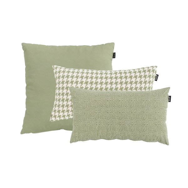 Pernă de grădină Hartman Poule, 30 x 50 cm, verde - alb-image-1