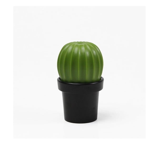 Râșniță sare/piper Qualy&CO Tasty Cactus, negru-verde
