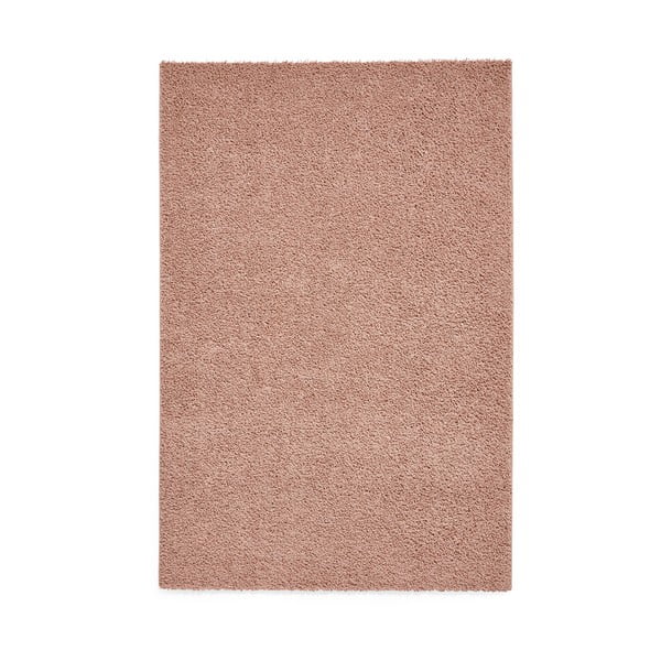 Covor în culoarea somonului lavabil din fibre reciclate 120x170 cm Bali – Think Rugs