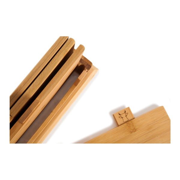 Set 4 tocătoare din bambus cu suport Bambum Tapenade-image-4