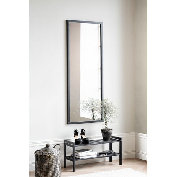 Pantofar negru din lemn de stejar Confetti – Rowico-image-1