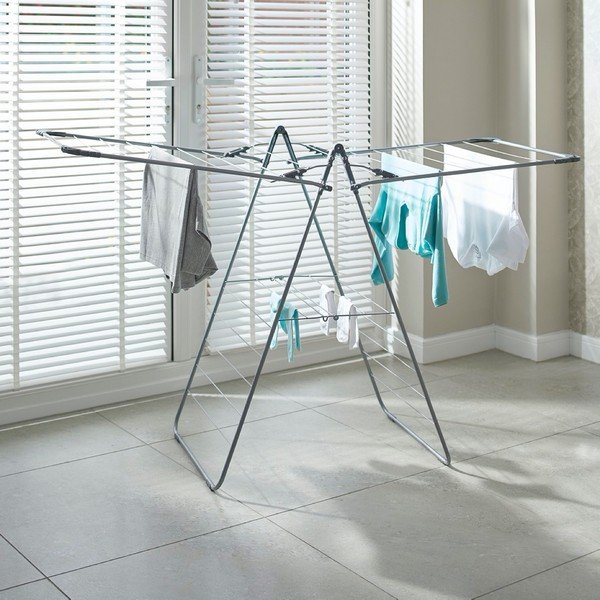 Uscător de rufe Addis 13,5M Large X Wing Airer Graphite Metallic-image-4
